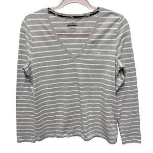 Ralph Lauren Striped Knit Active Tee Top
